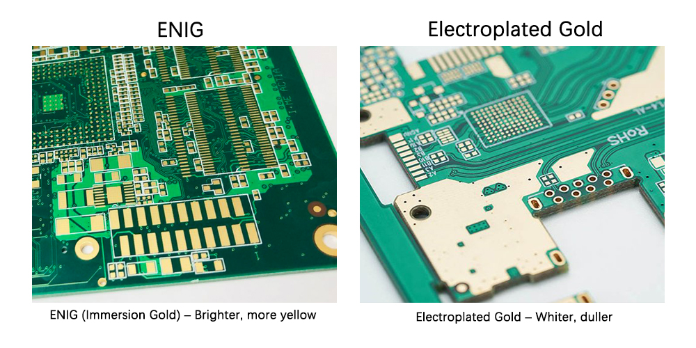 ENIG vs. Electroplated Gold